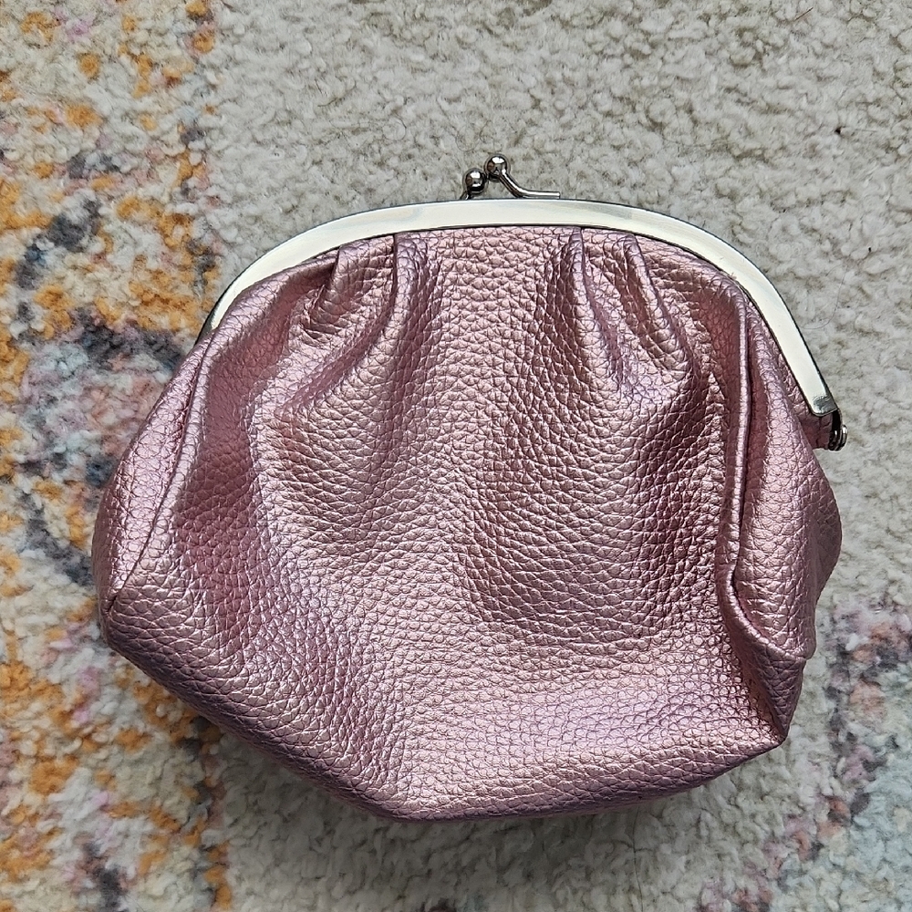 Victoria's Secret Metallic Pink Cosmetic Bag - Picture 3 of 7
